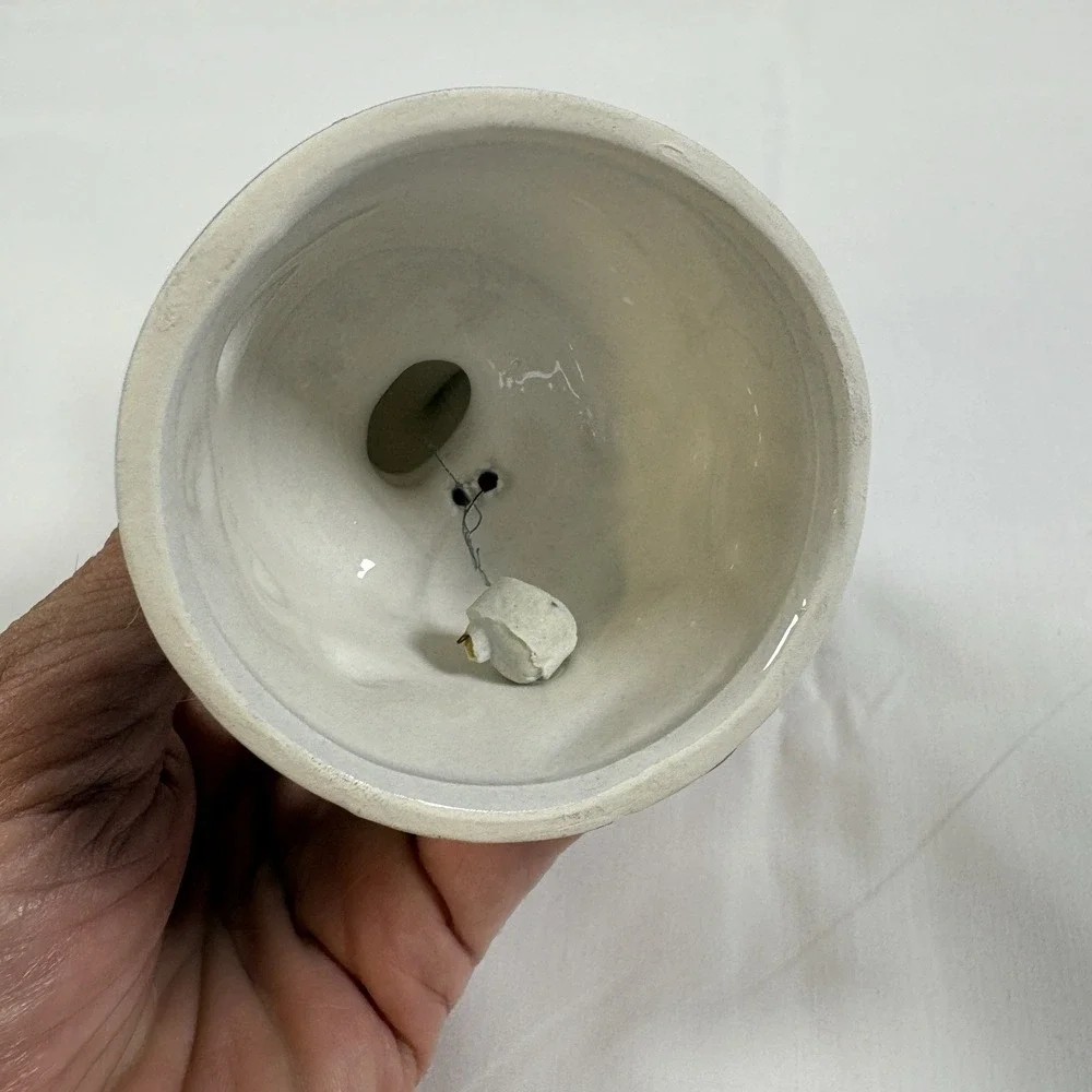 Vintage Monterey CA Ceramic Bell Seagull Ocean Waves California S2-383